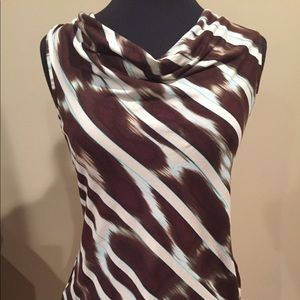 Tommy Bahama Leopard Daze Sleeveless Top Medium